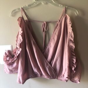 Blush Ruffle Top